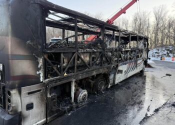 UCAT comes to the rescue of stranded students in Thruway bus fire near Saugerties