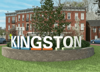 Kingston begins to erect hundreds of thousands of dollars worth of additional signage
