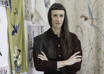 Modern textile meets decorative design